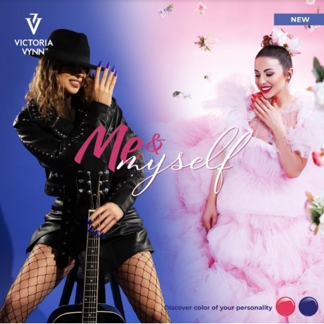 ME & MYSELF - Coleção Verniz Gel Gama Preta Victoria Vynn