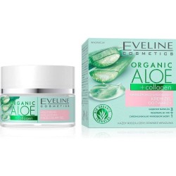 Creme Gel Facial Aloe Orgânico + Colagénio 50ml Eveline