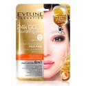 Máscara Lifting de Folha Coreana Ultra Revitalizante 8em1 24K Gold - Eveline