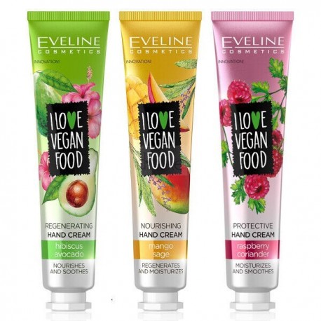 Creme de Mãos I LOVE VEGAN FOOD 50ml - Eveline