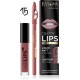 Batom Lipstick & Lip Liner + Máscara Big Volume Explosion Eveline COM EMBALAGEM DE NATAL