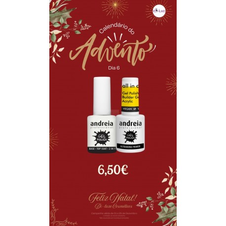 Conjunto Ultrabond Primer + Base Top Coat Andreia