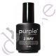 Base & Top Coat 2Way 15ml Purple Professional