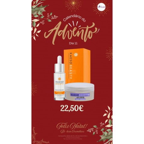 Conjunto Creme de Rosto Anti-Envelhecimento + Serum de Rosto Vitamina C Kaeso