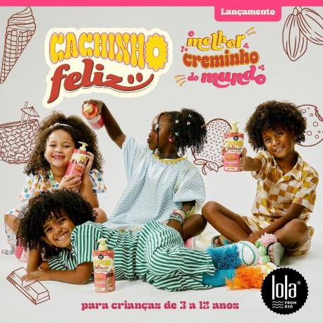 Creme de Pentear Cachinho Feliz Chocolate 450gr Lola