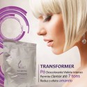 Pó Descolorante Violeta Intenso 7 Tons TRANSFORMER 500grs Violet Hair Cosmetics