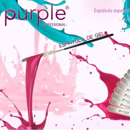 Espátula para mexer o Gel de Cor - Purple Professional