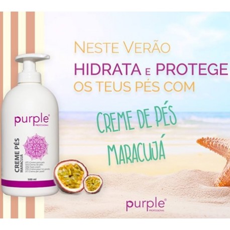 Creme de Pés Maracujá 500ml - Purple Professional