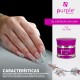 Gel de construção bifásico Easy Clear transparente de alta viscosidade 50grs Purple Professional