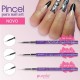 Pincel de Unhas Nail Art Purple Professional