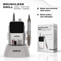 BRUSHLESS DRILL Broca Torno Polimento Unhas Portátil - Andreia Professional